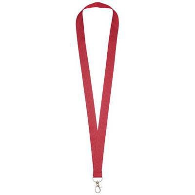 Tour de cou en polyester avec crochet ovale Impsey Rouge