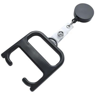 Poignée hygiène en ABS avec roller clip Grisvy Noir