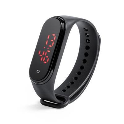 Montre thermomètre avec batterie rechargeable kuva Noir