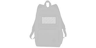 Sac à dos en polyester 600D résistant Delaxe - Impression Haut