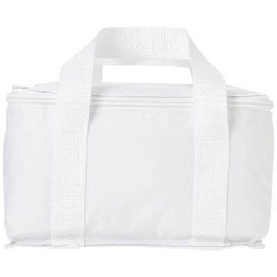OBG.PUB - Sac isotherme pour canettes en polyester Mailmo Blanc Sac isotherme pour canettes en polyester Mailmo Blanc