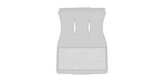 Bouteille en verre avec bouchon en liège Lonpels - Marquage autour