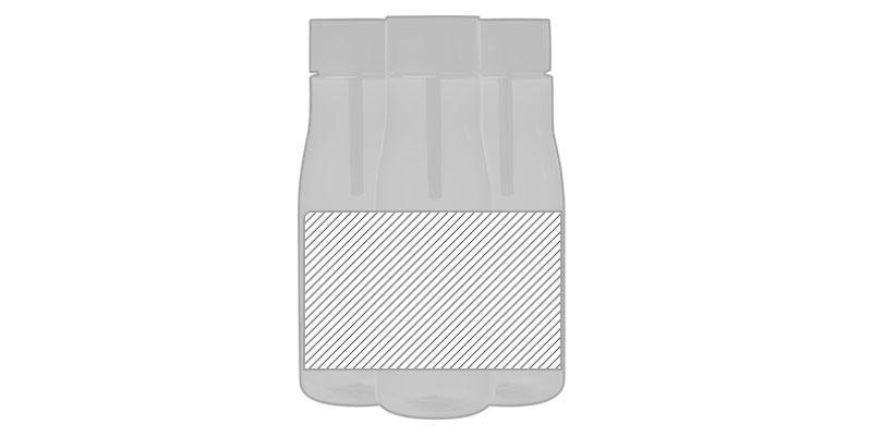 OBG.PUB - Bouteille de sport 640ml Tritan durable Era - Marquage autour Bouteille de sport 640ml Tritan durable Era - Marquage autour