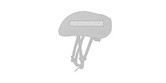 Housse de casque réfléchissante Ander - Impression Gauche