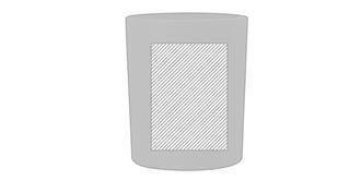 Bougie aromatique au parfum de vanille Temulas - Marquage Recto