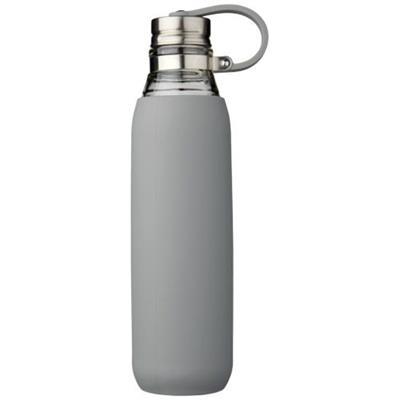 Bouteille de sport en verre de 650ml Oden Gris