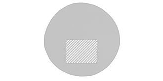 Natte de plage en 100% coton Hanser - Marquage Recto