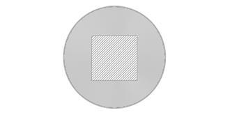 Bidon en matière de verre robuste Terkolis - Impression Haut