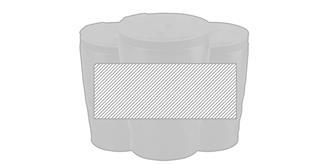 Gobelet de 350 ml en acier inoxydable Ripons - Marquage autour