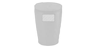 Gobelet de 350 ml en acier inoxydable Ripons - Impression Haut