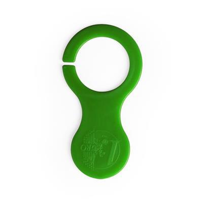 Porte-clés monnaie en forme euro Bishop Vert