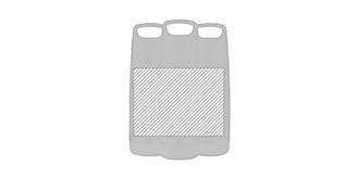 Bouteille de sport 600ml avec isolation Vahit - Marquage autour