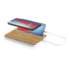 Chargeur organiseur multifonction en bambou Trions