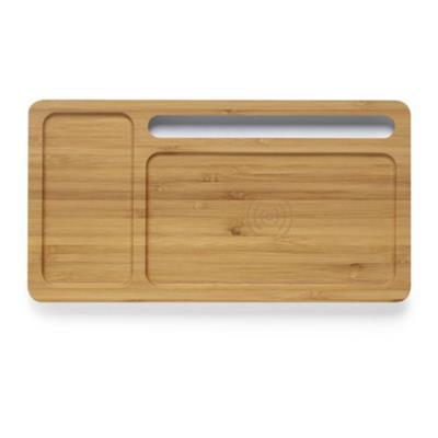 OBG.PUB - Chargeur sans fil organiseur en bambou Tankle Chargeur sans fil organiseur en bambou Tankle