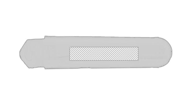 OBG.PUB - Brosse à dent de voyage en plastique PS Troks - Marquage Recto Brosse à dent de voyage en plastique PS Troks - Marquage Recto