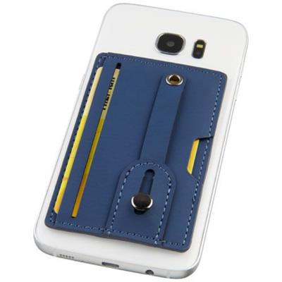 OBG.PUB - Porte-carte RFID pour téléphone en cuir Draggo Bleu Porte-carte RFID pour téléphone en cuir Draggo Bleu