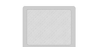 Tapis de souris souple en plastique PU Heliaty - Marquage Recto