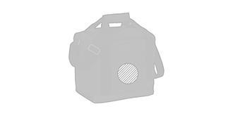 Sac isotherme pour 12 bouteilles Campsting - Marquage Recto