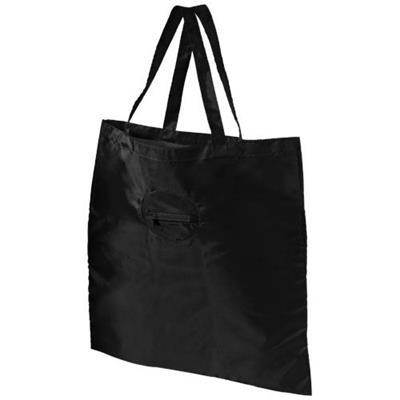 Sac shopping pliable avec porte-clé Sakku Noir