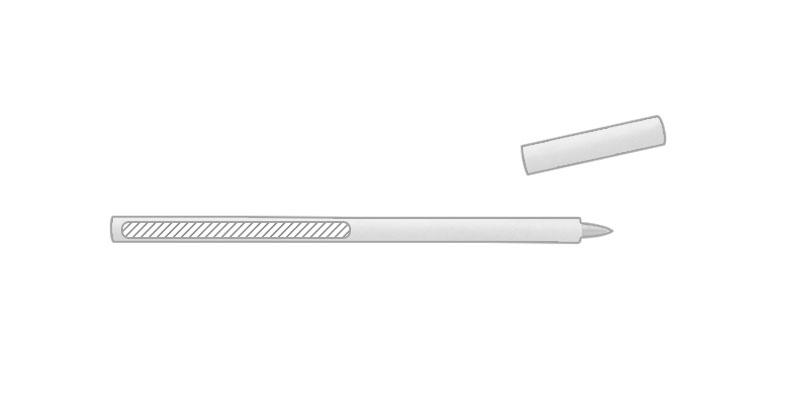 OBG.PUB - Stylo écologique avec capuchon Reborn - Marquage Recto Stylo écologique avec capuchon Reborn - Marquage Recto