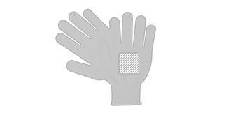 Gant confortable résistante en nylon Heston - Impression Droite