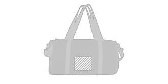 Sac polochon de 25L robuste en coton Cochichua - Marquage Recto