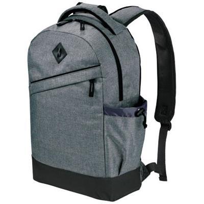 OBG.PUB - Sac à dos pour ordinateur avec poche zippée Slimus Gris Sac à dos pour ordinateur avec poche zippée Slimus Gris