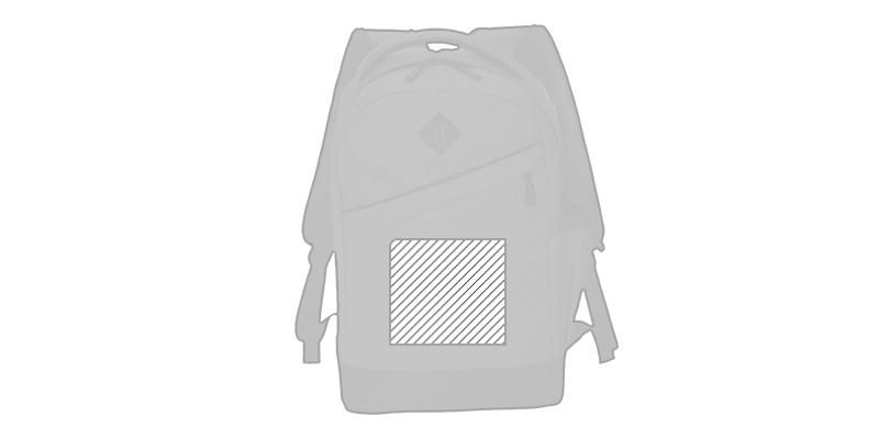 OBG.PUB - Sac à dos pour ordinateur avec poche zippée Slimus - Marquage Recto Sac à dos pour ordinateur avec poche zippée Slimus - Marquage Recto