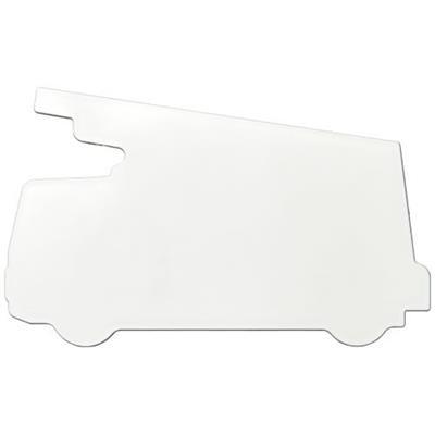 Règle en forme de camion plastique 15 cm Bomberos Blanc