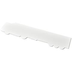 Règle couleur blanche en plastique 24 cm Larry