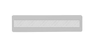 Règle robuste 15 cm en plastique résistant Enzo - Marquage Verso