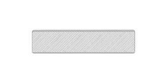 Règle draduée de 15 cm en plastique recyclé Terra - Marquage Verso