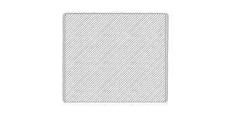 Tapis de souris rectangulaire en papier Mocto - Marquage Recto