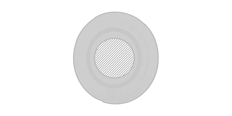 OBG.PUB - Chargeur de forme circulaire en plastique Neblin - Marquage Recto Chargeur de forme circulaire en plastique Neblin - Marquage Recto