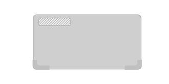 Écran support en plastique pour automobile Wantis - Marquage Recto