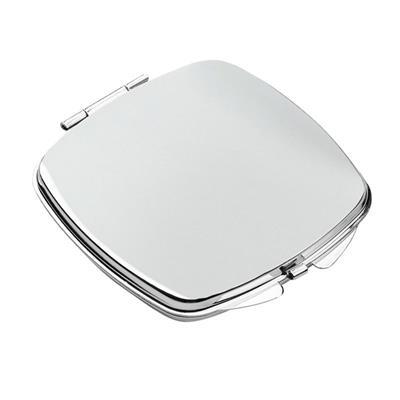 Double miroir de poche en 600D Shimmed Argent