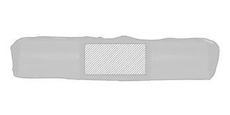 Tapis de yoga style bicolore Babaj - Marquage Recto