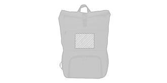 Sac à dos polyvalent en polyester Howard - Marquage Recto