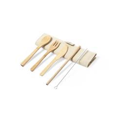 OBG PUB - Set couverts en bambou de ligne naturel Copra