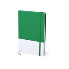 Carnet A5 bicolore couverture en similicuir Morvas