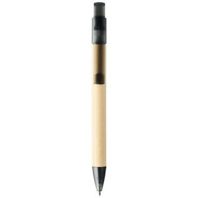 OBG.PUB - Stylo à bille avec agrafe et pointe plastique Safs Noir Stylo à bille avec agrafe et pointe plastique Safs Noir