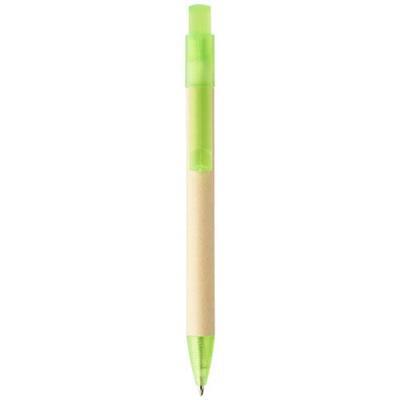 OBG.PUB - Stylo Bille avec agrafe et pointe en plastique Qua Vert Stylo Bille avec agrafe et pointe en plastique Qua Vert