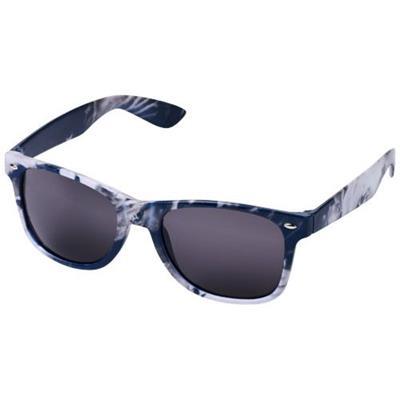 Lunettes de soleil tie&dye polycarbonate(PS) Unray Bleu