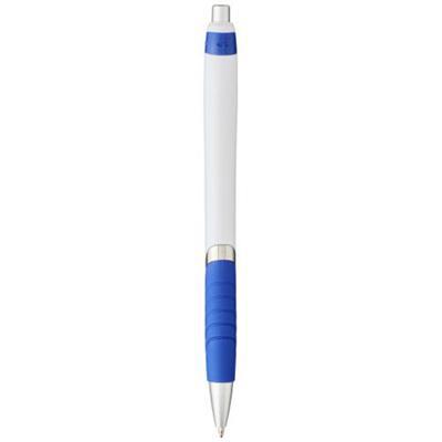 OBG.PUB - Stylo à bille avec grip en matière ABS Turbo Bleu Stylo à bille avec grip en matière ABS Turbo Bleu
