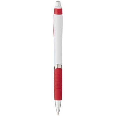 OBG.PUB - Stylo à bille avec grip en matière ABS Turbo Rouge Stylo à bille avec grip en matière ABS Turbo Rouge