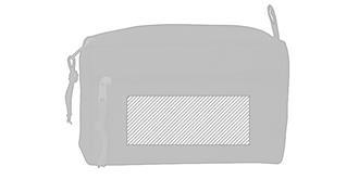 Trousse de toilette en polyester 600D RPET Kopil - Impression Poche