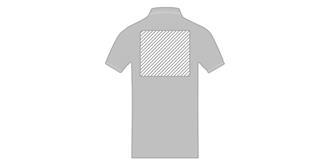 Polo à manches courtes pour homme Amraga - Marquage Verso