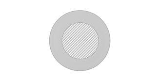 Frisbee souple en fibre de bambou Dictus - Impression Haut