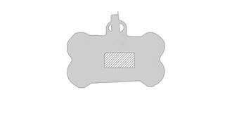 Distributeur de sacs en fibre bambou Lierne - Marquage Verso