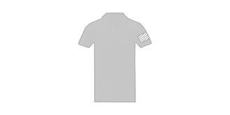 Polo à manches courtes pour homme coton Morgan - Marquage manche droite